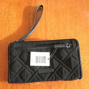 Vera Bradley RFID front zip wristlet